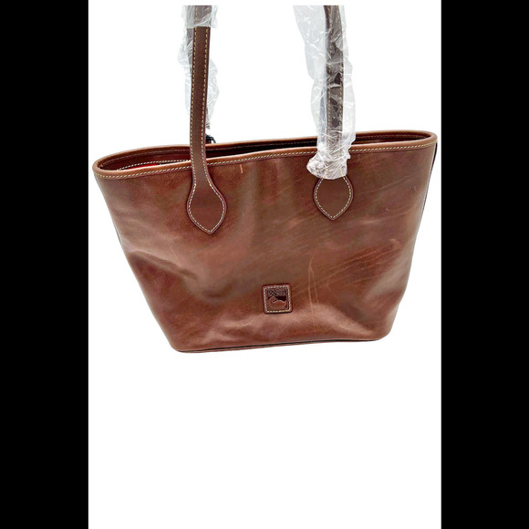 Dooney & Bourke Florentine Leather Tote Chesnut